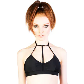 DISTURBIA Choker Černá XL